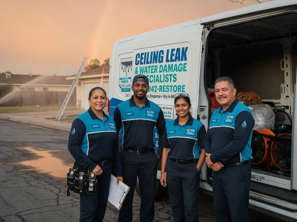 Ceiling Leak Cleanup company in Regan, ND