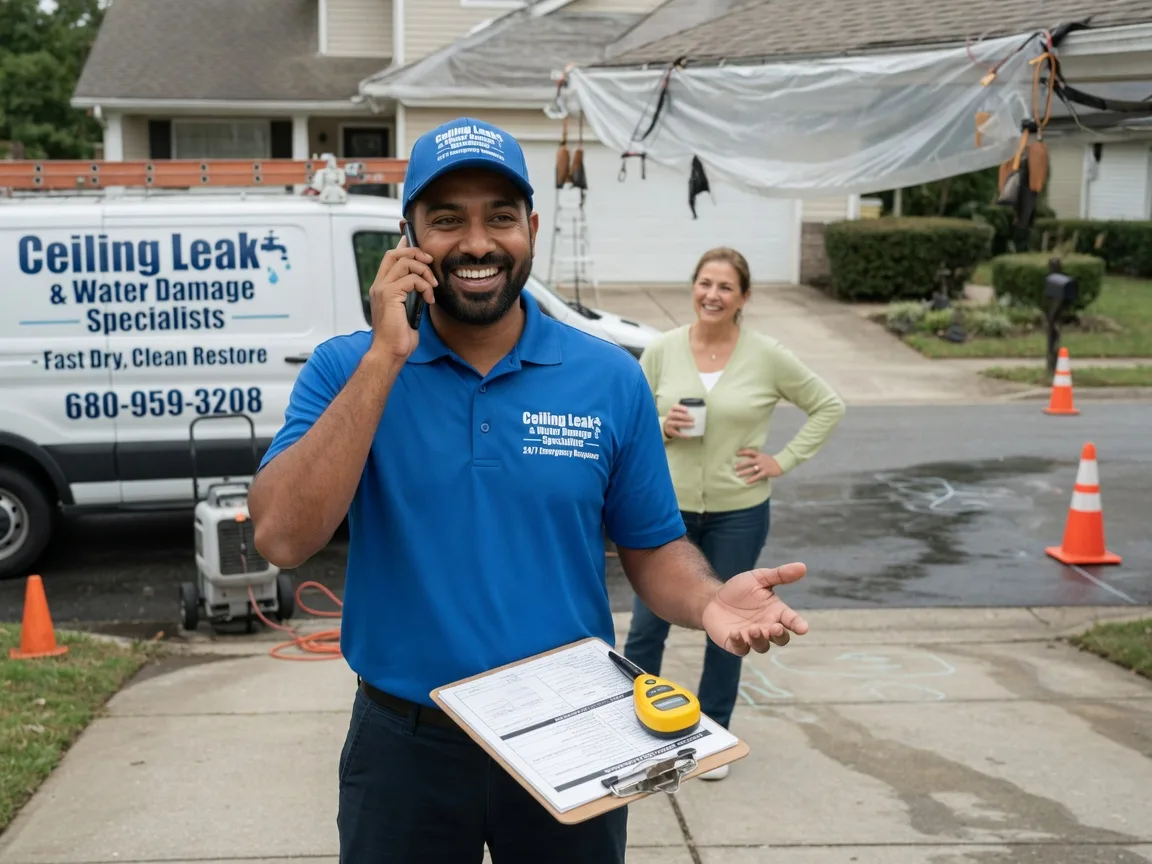 Ceiling Leak Cleanup Regan, ND FAQs